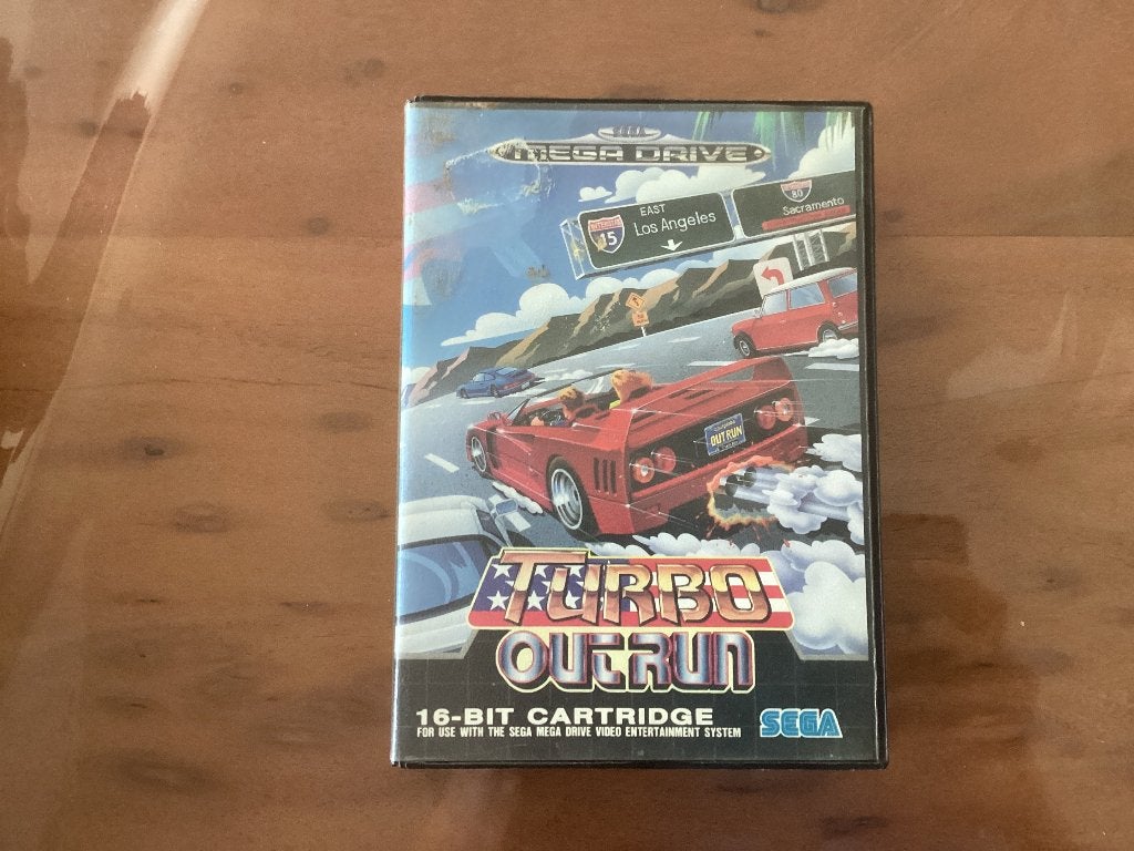Turbo Outrun Sega Mega Drive boxed, Games en Spelcomputers, Ophalen of Verzenden, Gebruikt, Mega Drive