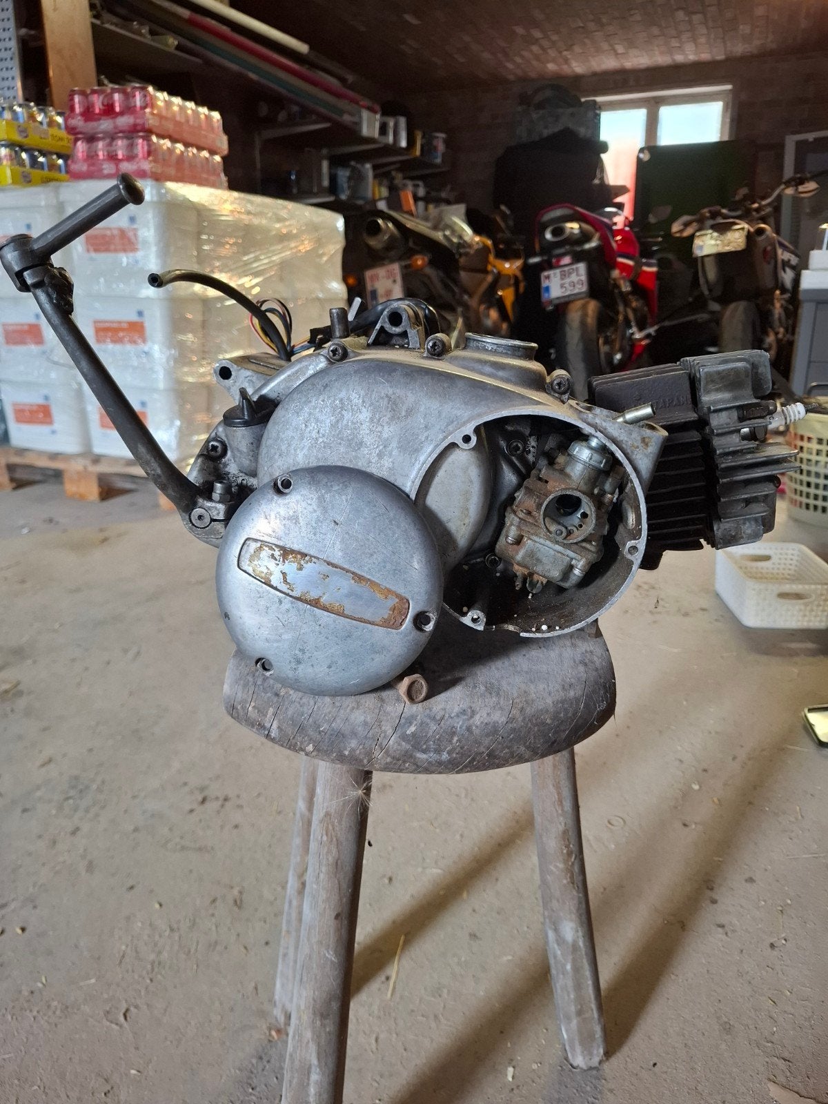 Bloc moteur à disque rotatif Suzuki A50. Travailler avec une, Enlèvement ou Envoi