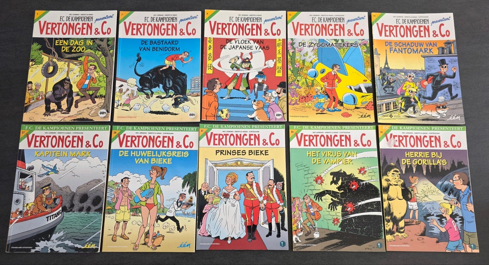 Strips: Fc de Kampioenen: Vertongen en Co, Enlèvement ou Envoi, Comme neuf