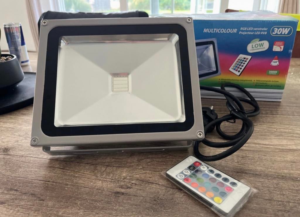 Led RGB straler, Tuin en Terras, Ophalen, Nieuw, Led