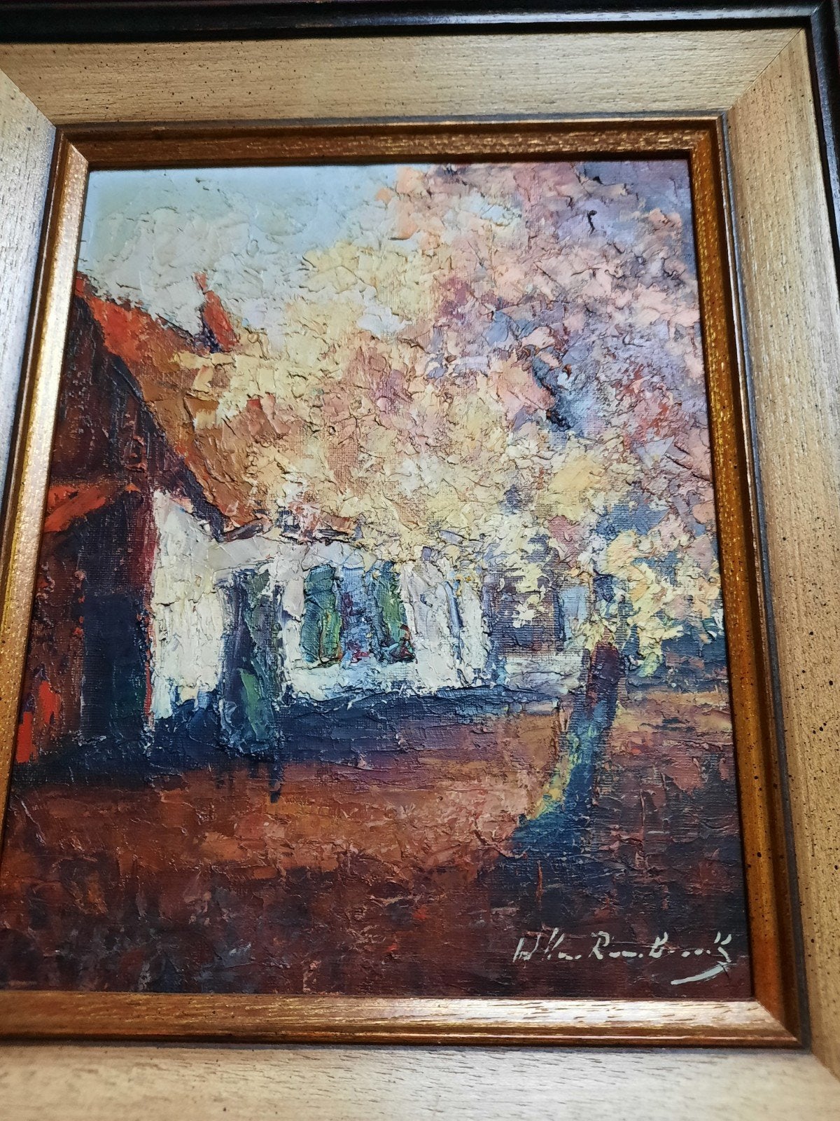 autentiek oillieverfschilderij 1940 1975, Enlèvement ou Envoi