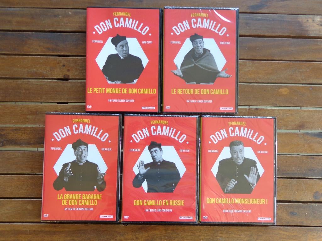 )))  Don Camillo / Fernandel /  L' intégrale 5 Films  (((, Cd's en Dvd's, Alle leeftijden, Ophalen of Verzenden, Nieuw in verpakking