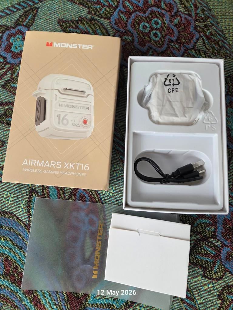 Monster Airmars XKT16, Audio, Tv en Foto, Hoofdtelefoons, Bluetooth, Op oor (supra aural), Zo goed als nieuw, Ophalen
