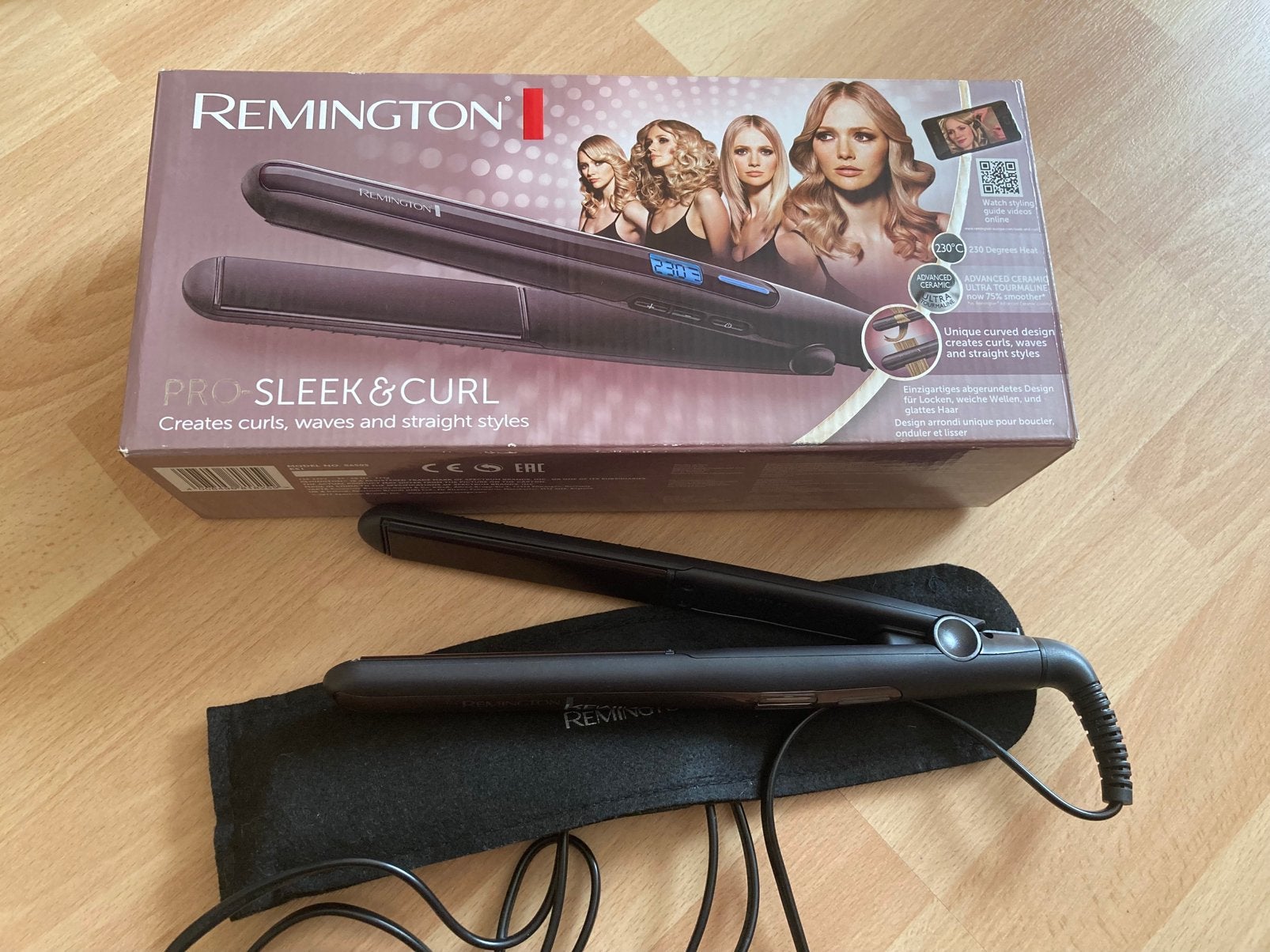 Lisseur-Boucleur Remington Pro Sleek & Curl S6505, Bijoux, Sacs & Beauté, Beauté | Soins des cheveux, Enlèvement, Comme neuf