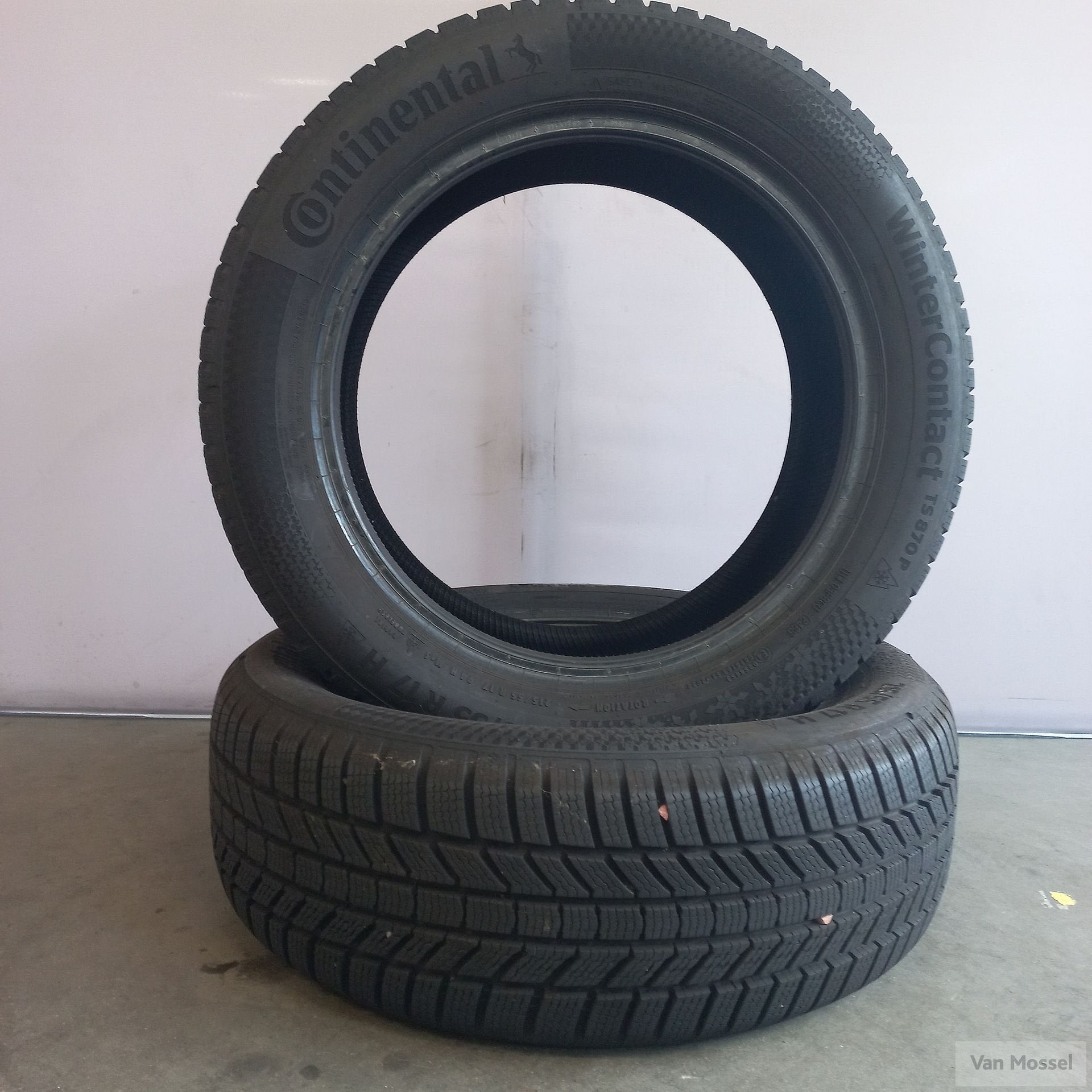 Continental Wintercontact TS870P 215/55/R17 94H, Véhicule de tourisme, -, Utilisé, -