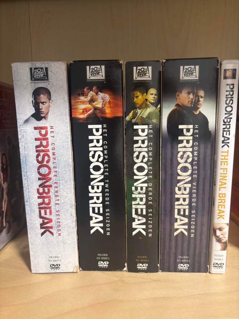 Prison Break DVD collectie – volledige reeks + Final Break, Ophalen, Gebruikt, Thriller, Boxset