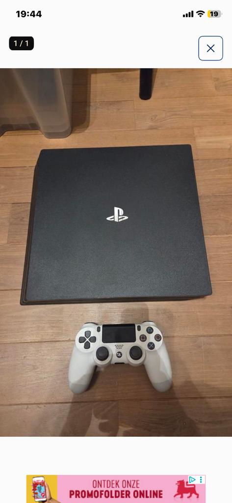 Ps4, Ophalen, Met 1 controller, Original, 500 GB