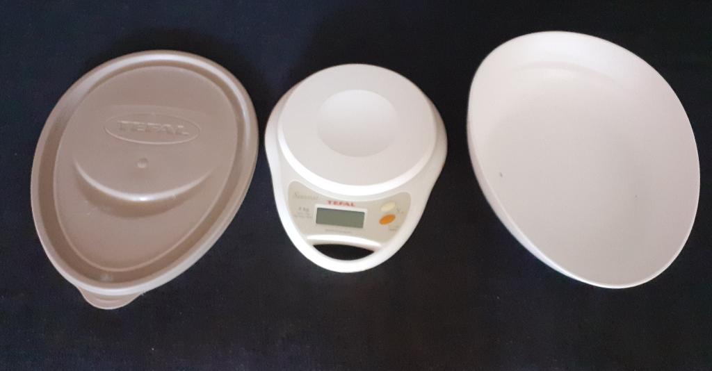 Tefal weegschaal keukenweegschaal met kom en deksel, Elektronische apparatuur, Weegschalen, Ophalen of Verzenden