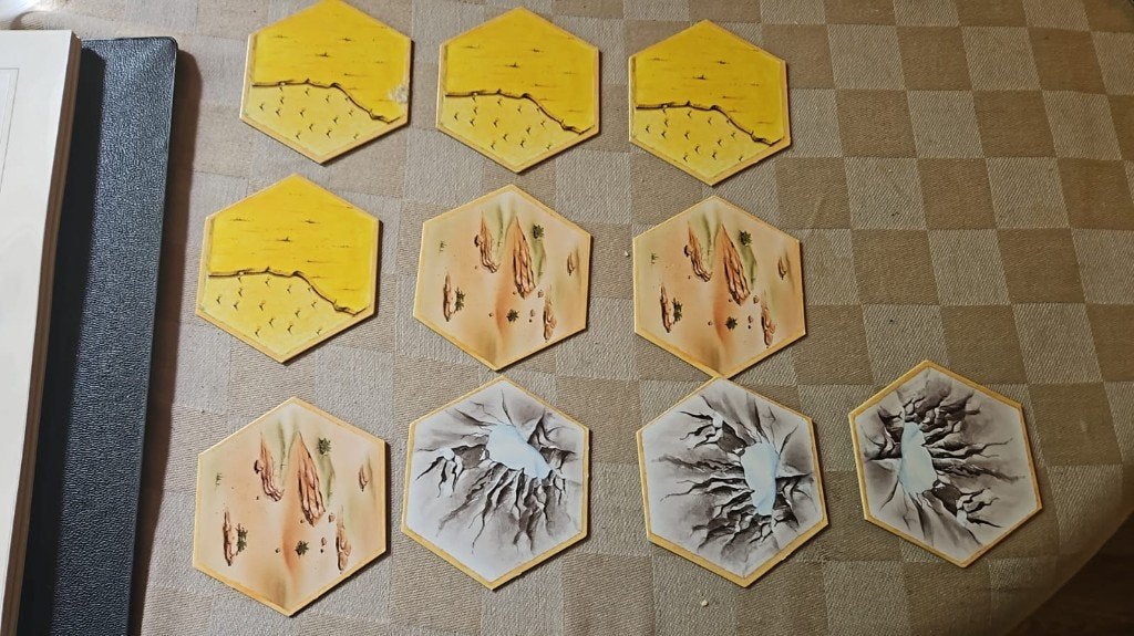 bordspel onderdelen tegels Catan oude versie 999 games, Hobby en Vrije tijd, Een of twee spelers, Ophalen of Verzenden, Nieuw
