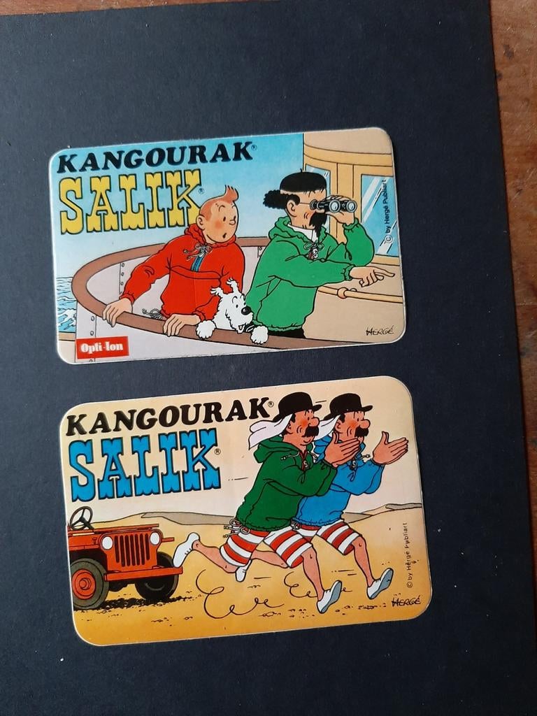 Kuifje alle stickers salik en reclame, Verzenden, Kuifje