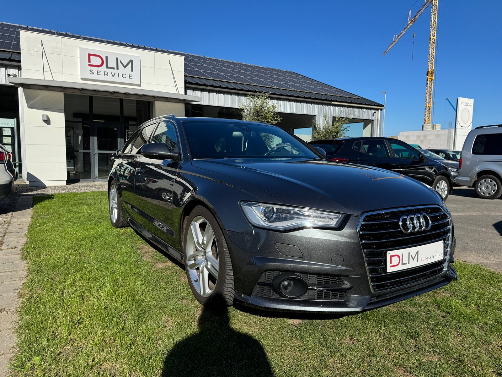 Audi A6 Avant Sline Stronic tdi 150Cv 171.000km, Argent ou Gris, Entreprise, Carnet d'entretien, Noir