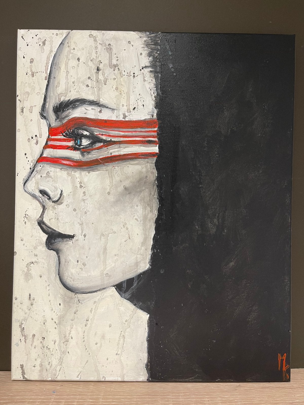 Peinture Mk Art moderne et originale, Enlèvement ou Envoi