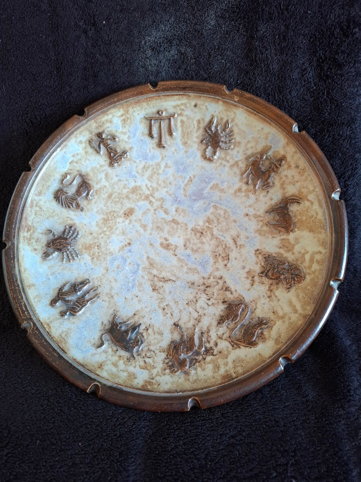 Assiette Armogres charleroi 12 signe du Zodiaque, Ophalen of Verzenden