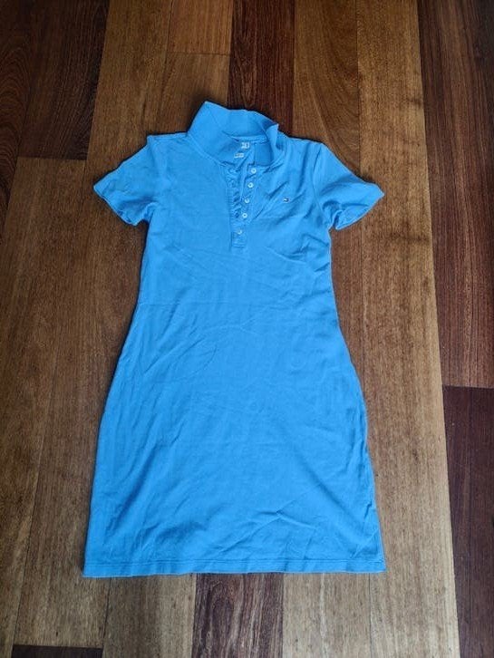 jurk Tommy Hilfiger, Kleding | Dames, Ophalen of Verzenden, Maat 36 (S), Blauw