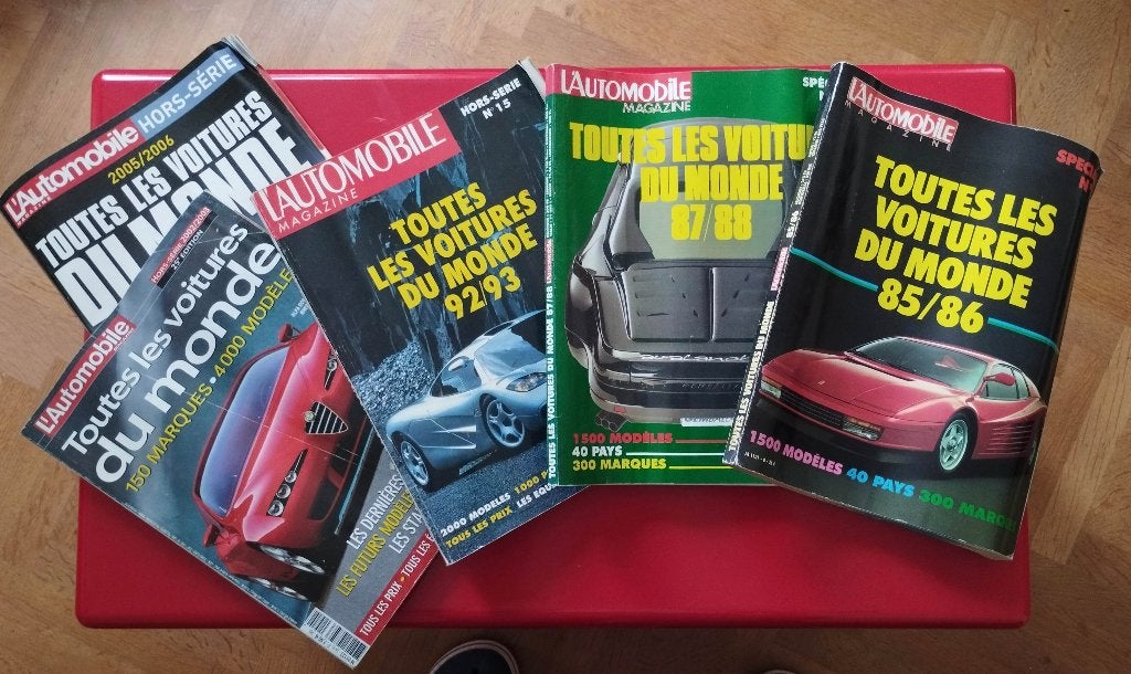 L'AUTOMOBILE MAGAZINE Toutes les voitures du monde 5 années, Livres, Autos | Brochures & Magazines, Enlèvement ou Envoi, Général