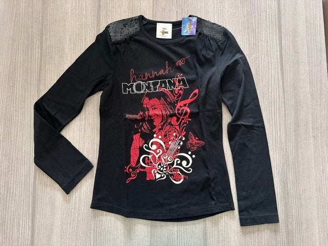 Nieuwe longsleeve Hannah Montana 146/152 (nr7715), Meisje, Nieuw, Ophalen of Verzenden, Shirt of Longsleeve