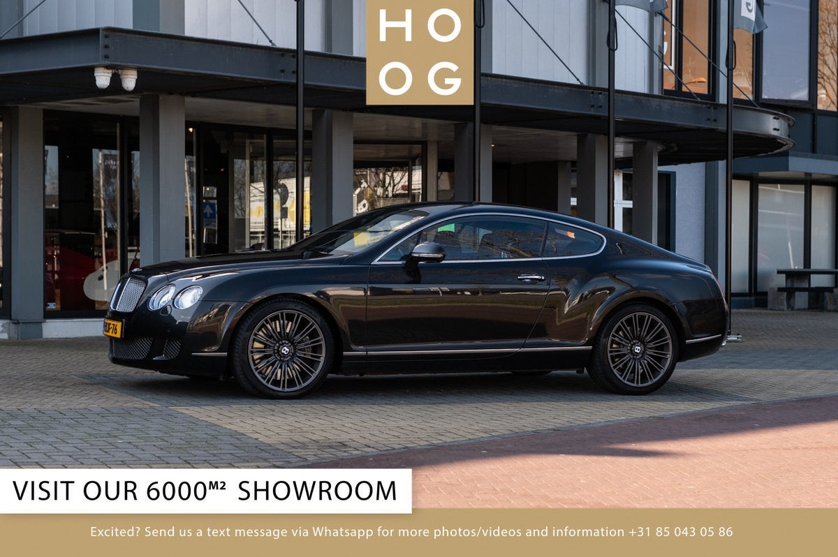 Bentley Continental GT 6.0 W12 Speed (bj 2009, automaat), Auto's, Bentley, 4 zetels, Gebruikt, Zwart, 12 cilinders