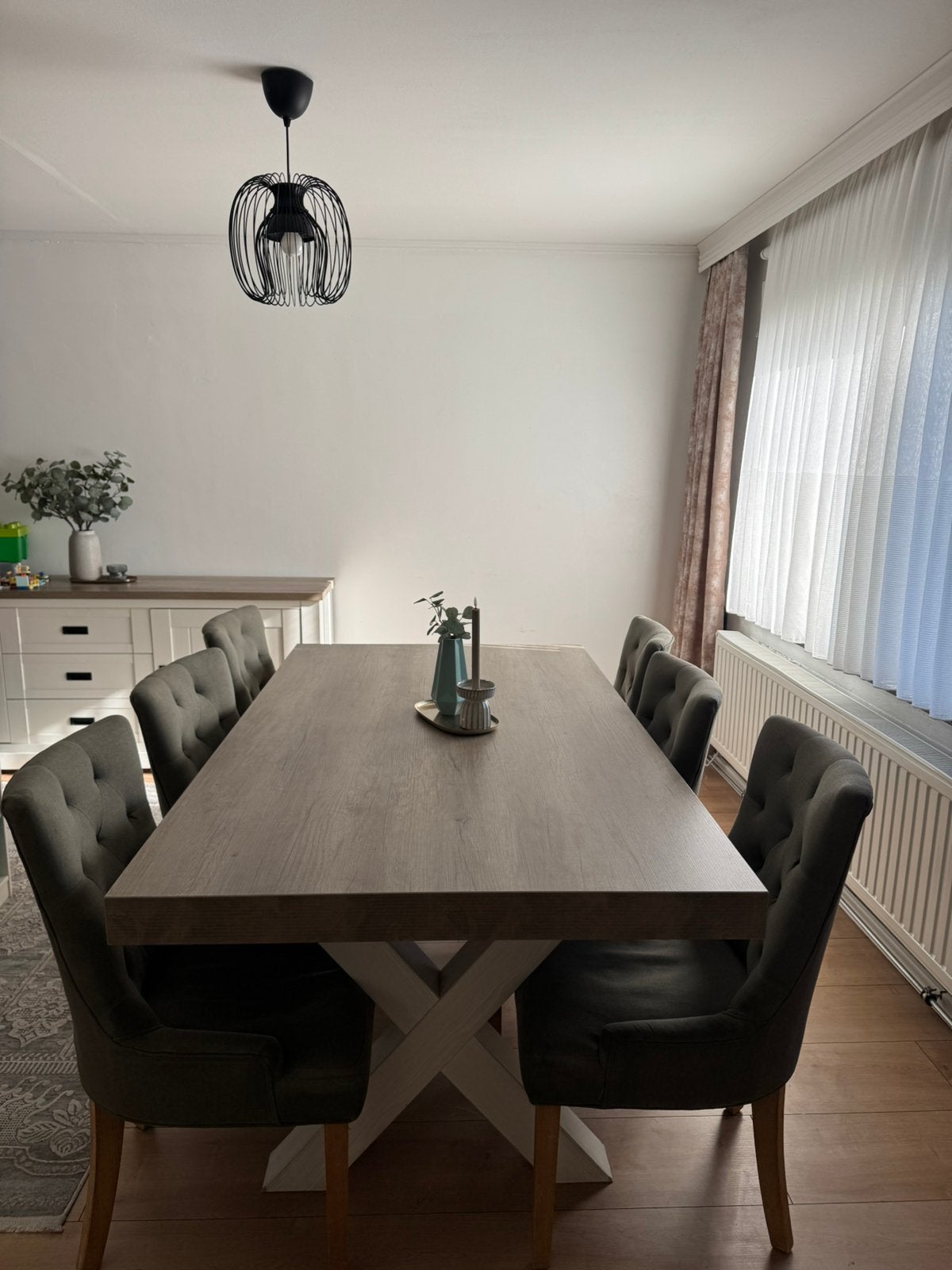 Landelijke eetkamerset, Huis en Inrichting, Ophalen, Zo goed als nieuw