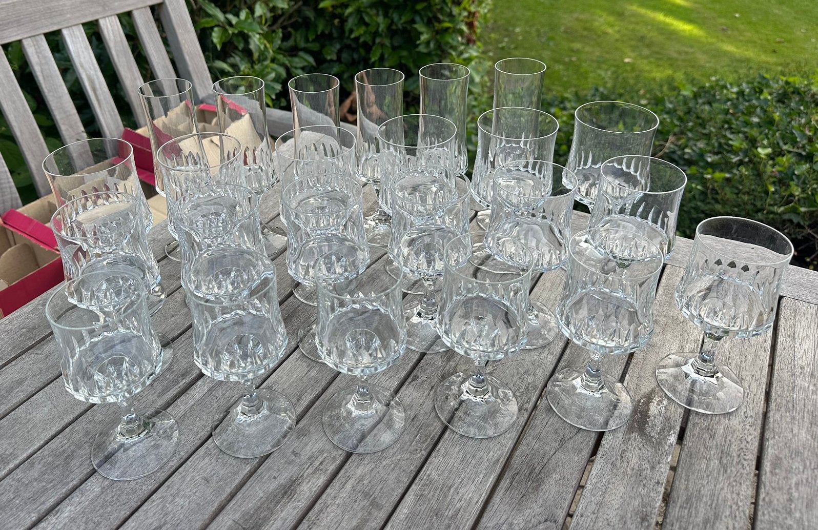 4x6 kristallen glazen Cristallerie Zwiesel perfecte staat, Ophalen, Zo goed als nieuw