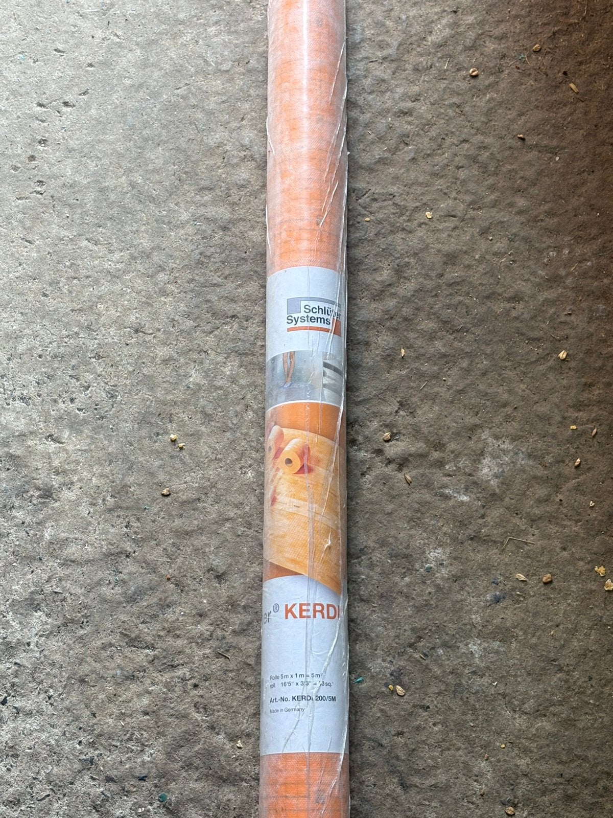 Shlüter kerdi rol 5m2, Ophalen