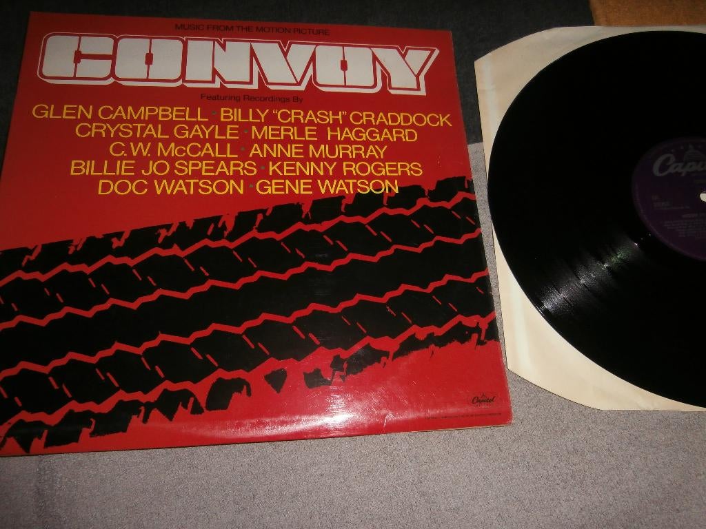 LP - Convoy * Motion Picture Soundtrack - Various Artists., Fotohoes, Ophalen of Verzenden, Zo goed als nieuw, 12 inch