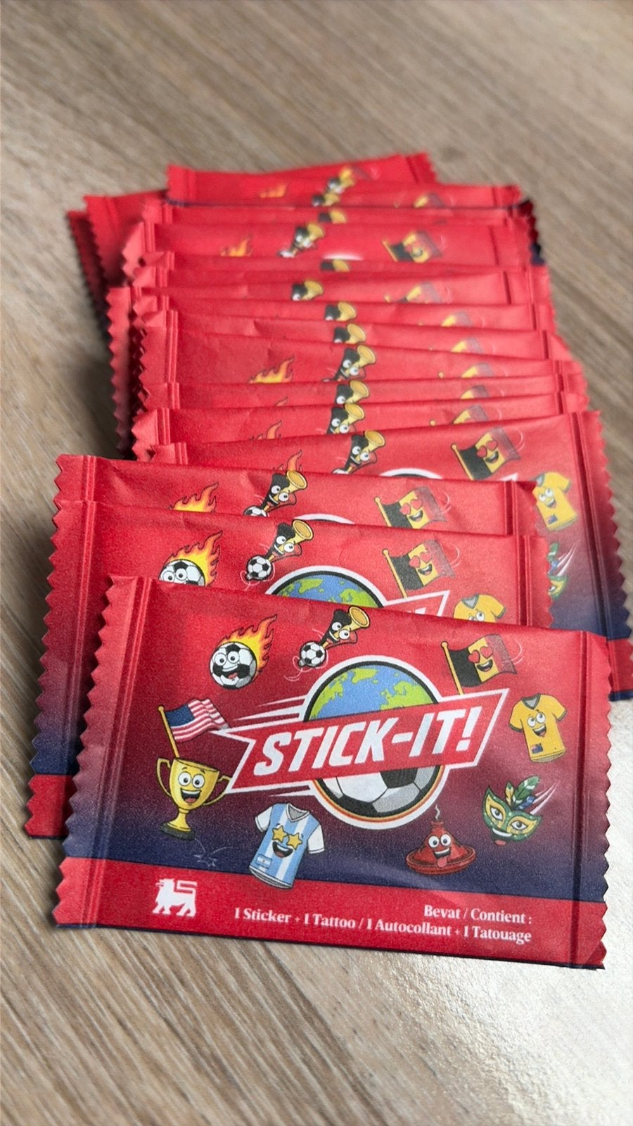 Stick it delhaize 19 zakjes, Verzamelen, Diddl, Ophalen of Verzenden, Zo goed als nieuw