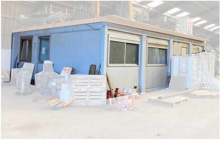 Module containers, Enlèvement