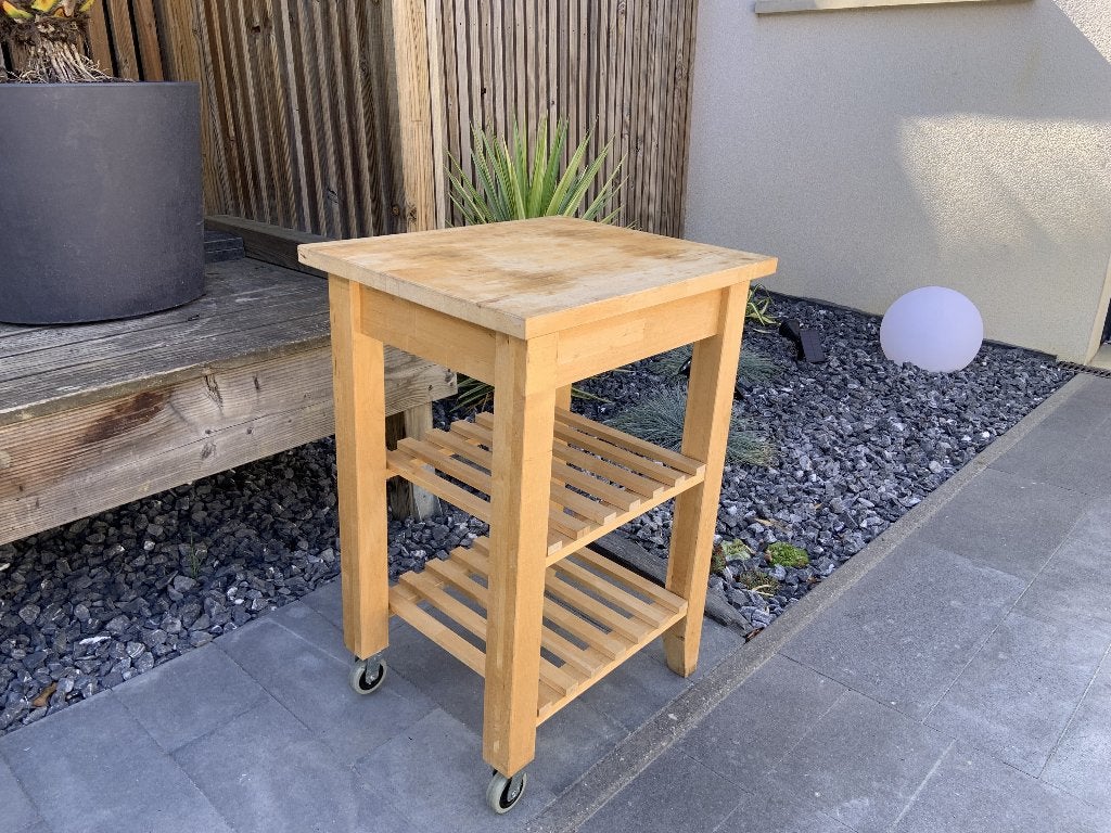 IKEA serveertafel — 605086 cm — Zeer goede staat, Huis en Inrichting, Ophalen, Gebruikt, 55 tot 75 cm, MODERNE