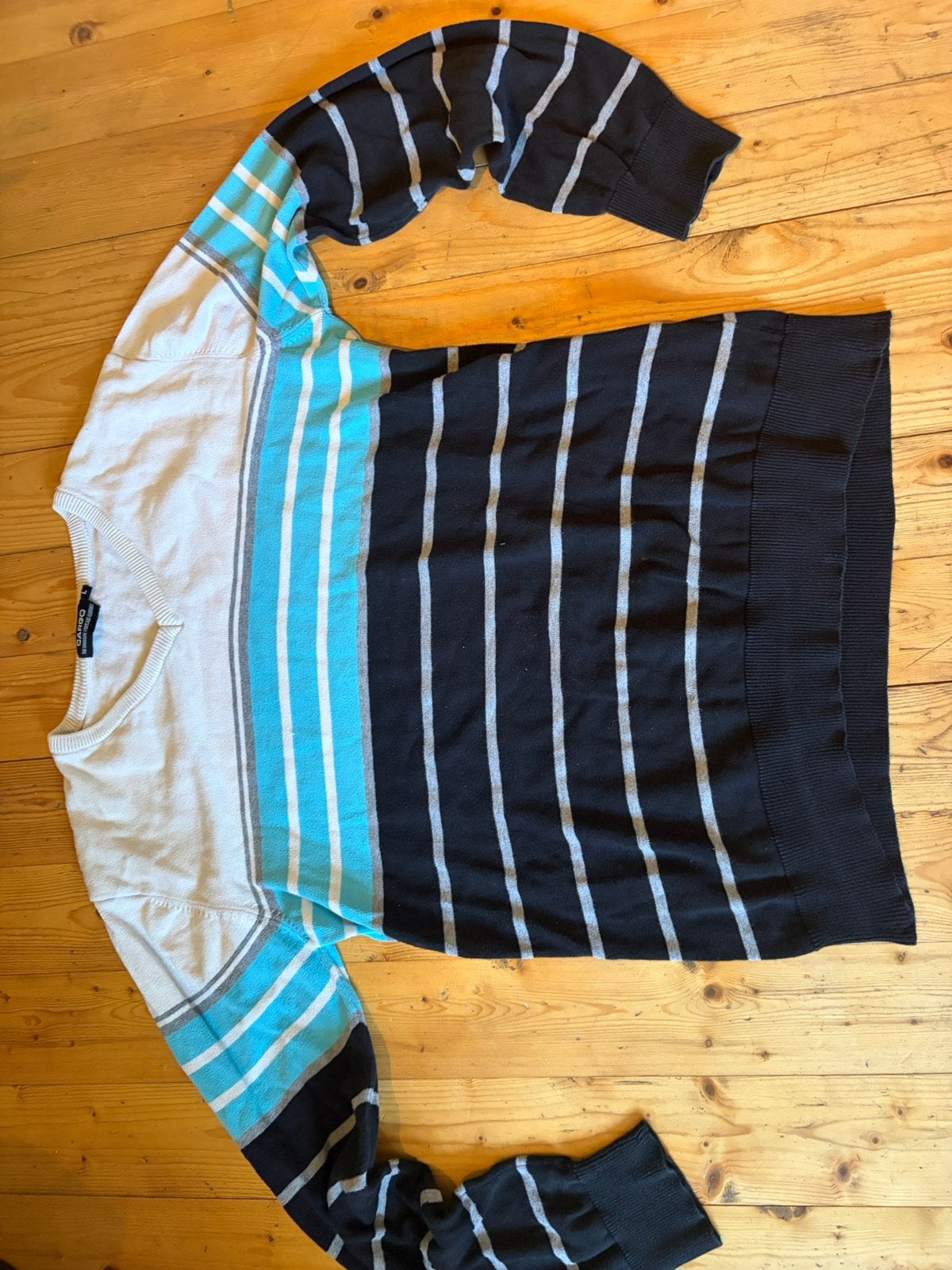 Dunne pull cargo, Kleding | Heren, Ophalen of Verzenden, Zo goed als nieuw, Maat 52/54 (L), Blauw