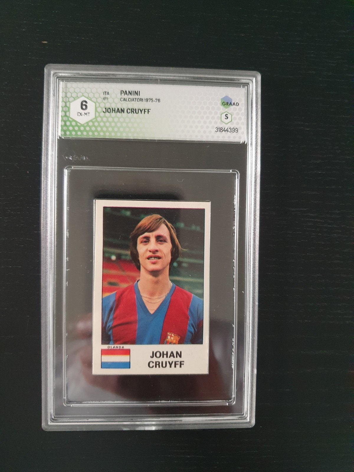 Panini rares et classés Johan Cruyff, Enlèvement ou Envoi