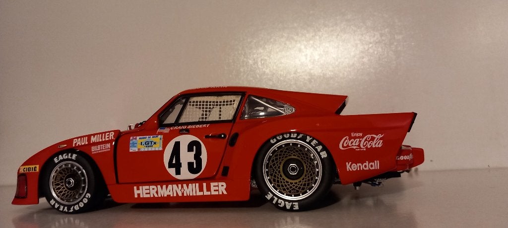 1/18 Porsche 935 k3 #43 Coca-Cola Bob Akin Le Mans 1981 TSM, Hobby en Vrije tijd, Modelauto's | 1:18, Nieuw, Auto, Overige merken