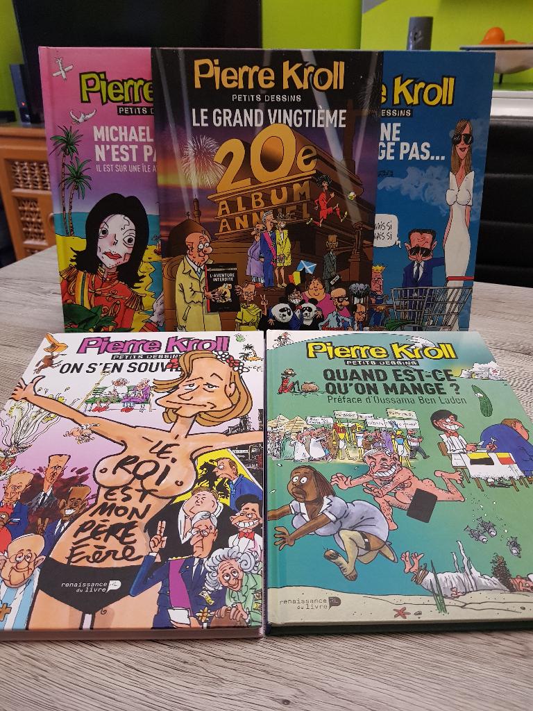av bd de pierre KROLL pv 2.50 euro la bd, Livres, Plusieurs BD, Enlèvement ou Envoi, Comme neuf