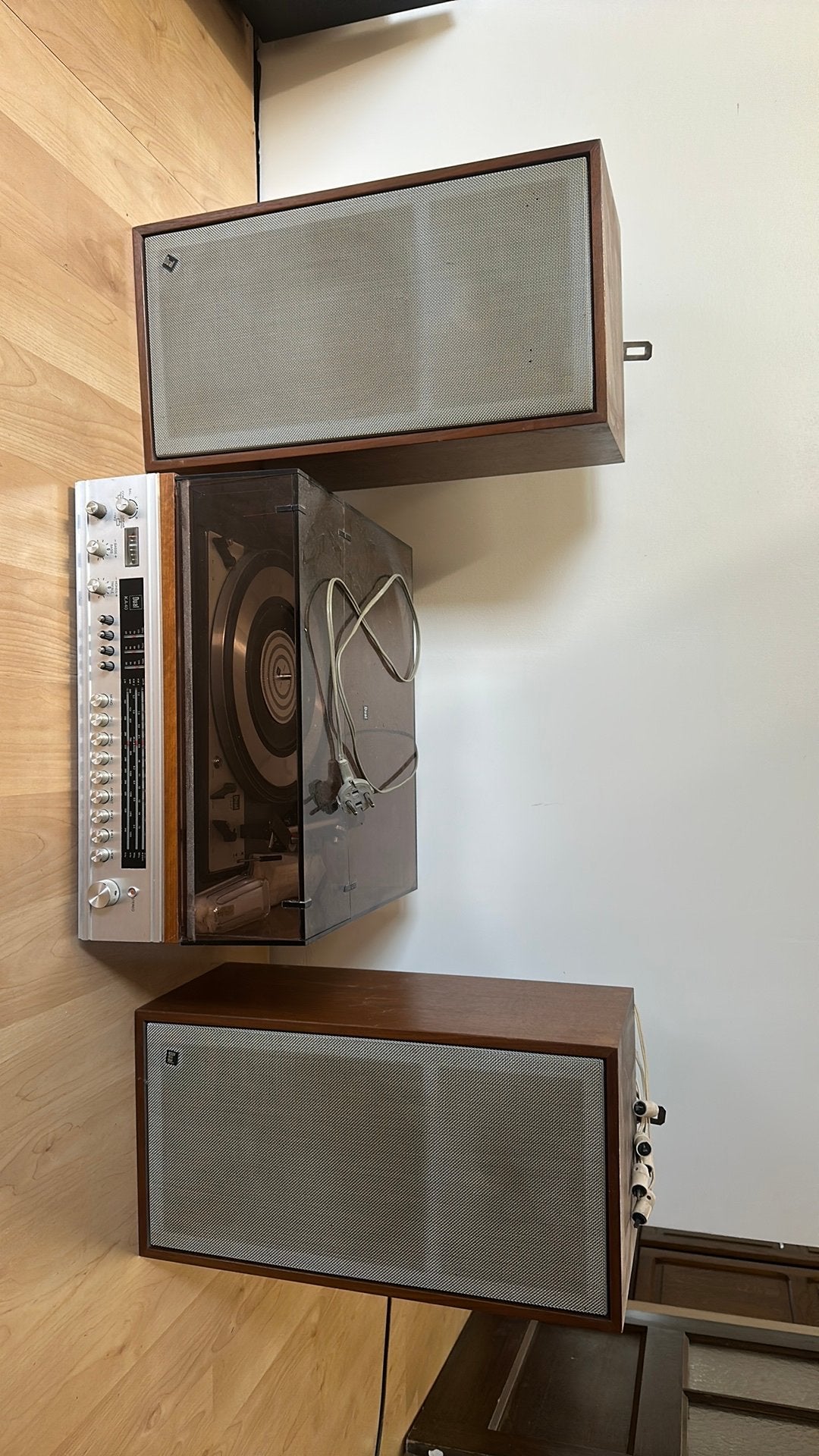 Dual KA40 stereo-platenspeler en Dual CL40 boxen, Antiquités & Art, Enlèvement