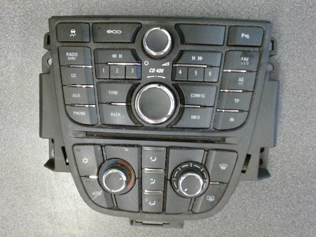 Module clim, radio Opel Astra J 2010-2012 13346050 (591A), Enlèvement, Utilisé, Opel