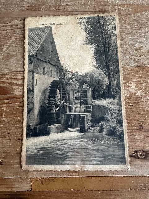 postkaart Wellen wellemolen, Verzamelen, Ophalen of Verzenden, Gelopen, Limburg