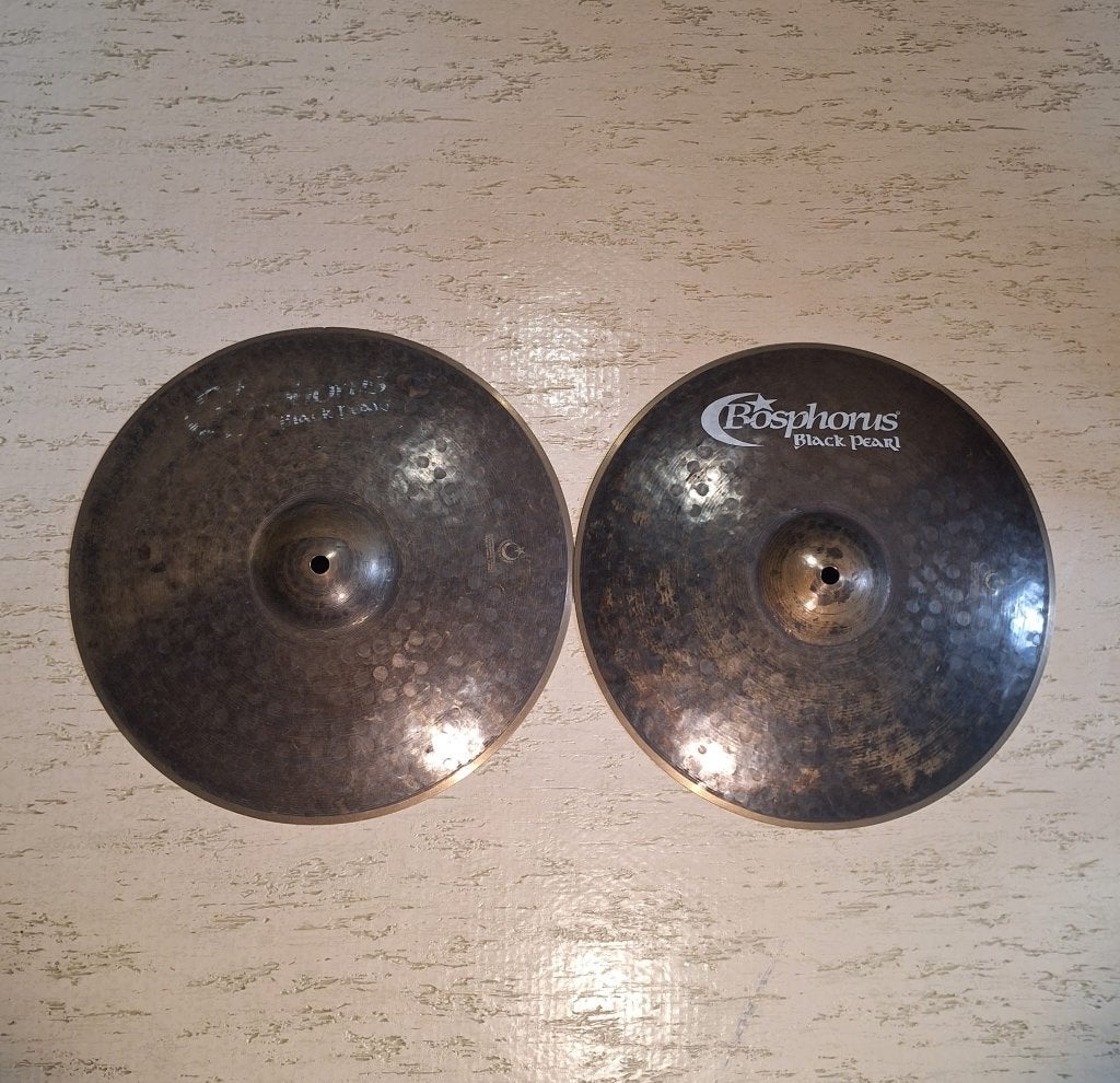 Hi Hats 14" Bosphorus Black Pearl, Muziek en Instrumenten, Ophalen, Gebruikt, Pearl
