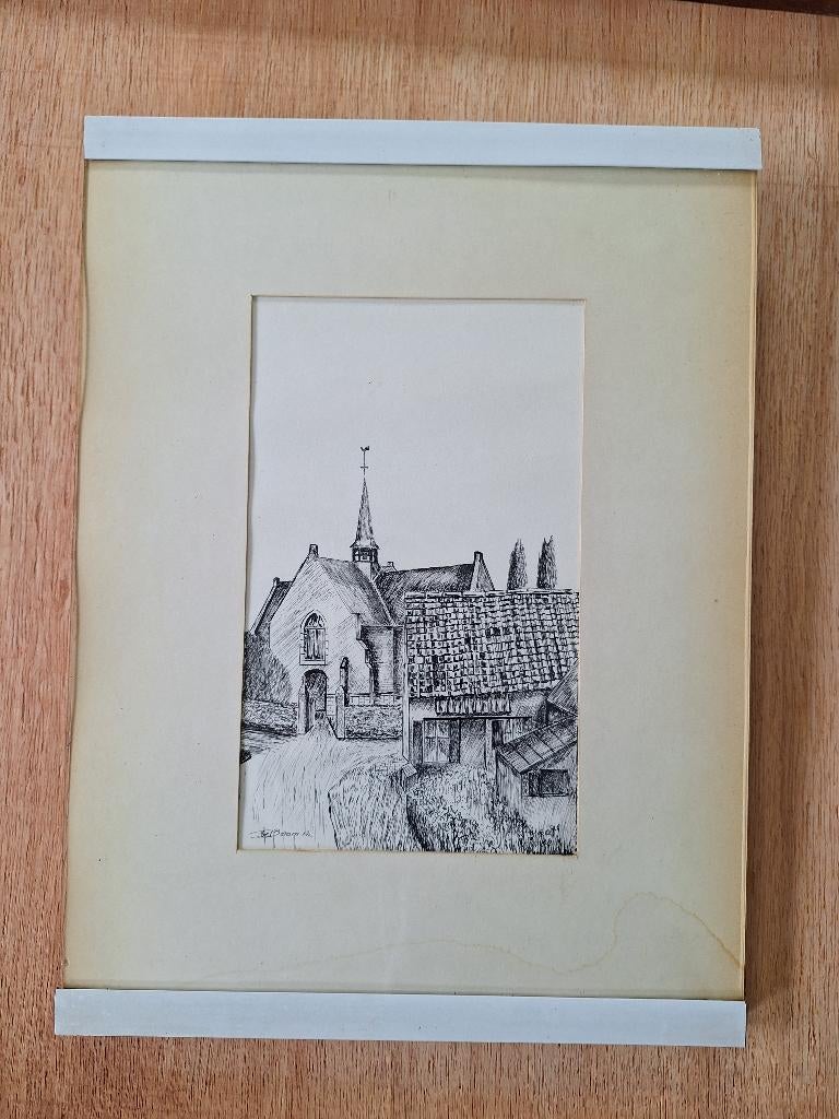 Pentekeningen van Dendermonde, Antiek en Kunst, Kunst | Schilderijen | Klassiek, Ophalen