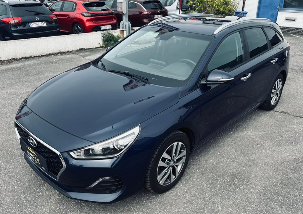 HYUNDAI I30 WAGON T-GDI 2020 ESSENCE, Auto's, Hyundai, Voorwielaandrijving, Stof, Blauw, Bedrijf