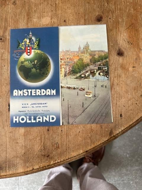 Amsterdam Holland folder v.v.v., Ophalen of Verzenden, Overige typen