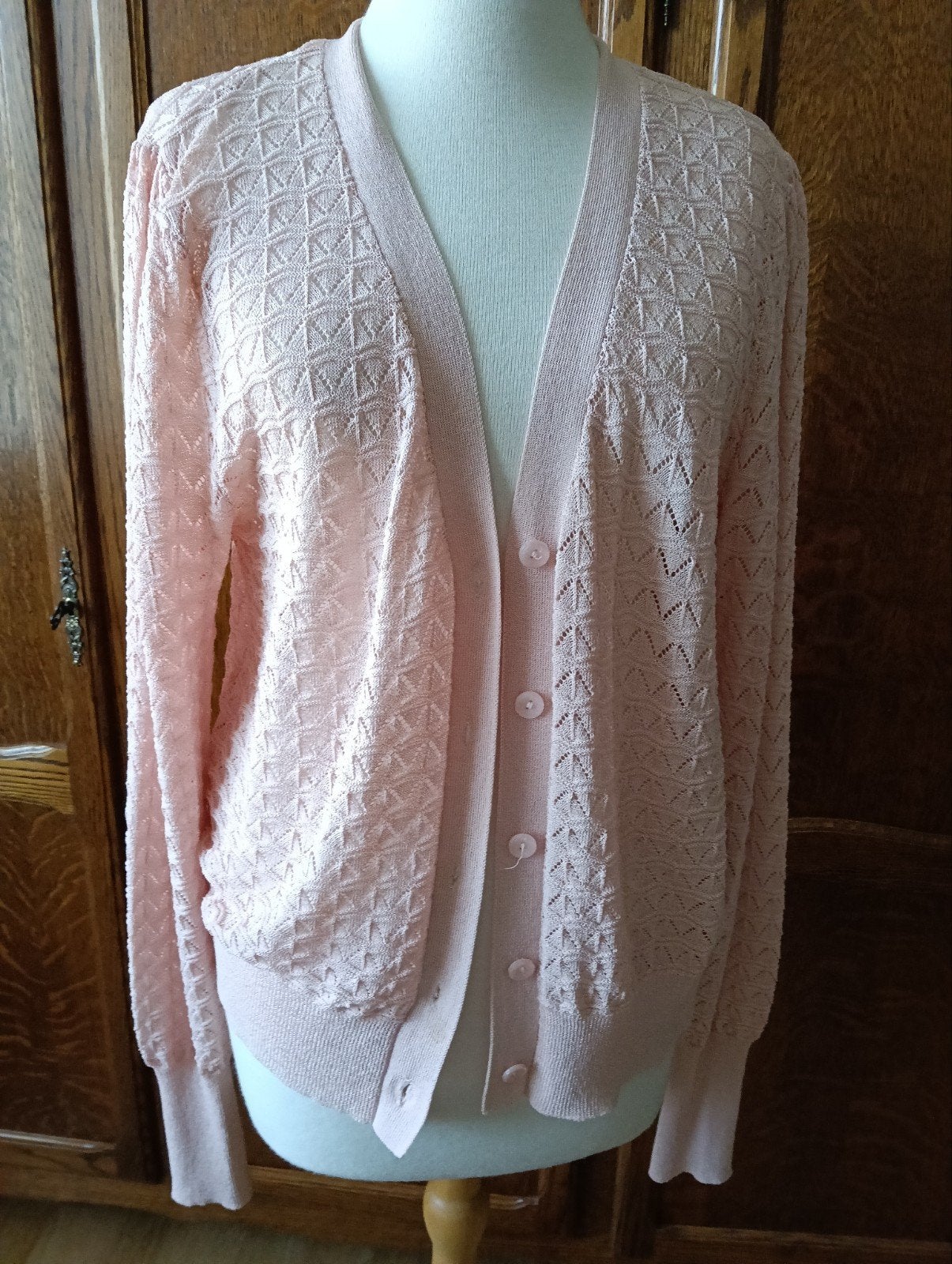 zacht roze vest, Maat 42/44 (L), Ophalen of Verzenden, Zo goed als nieuw, Roze