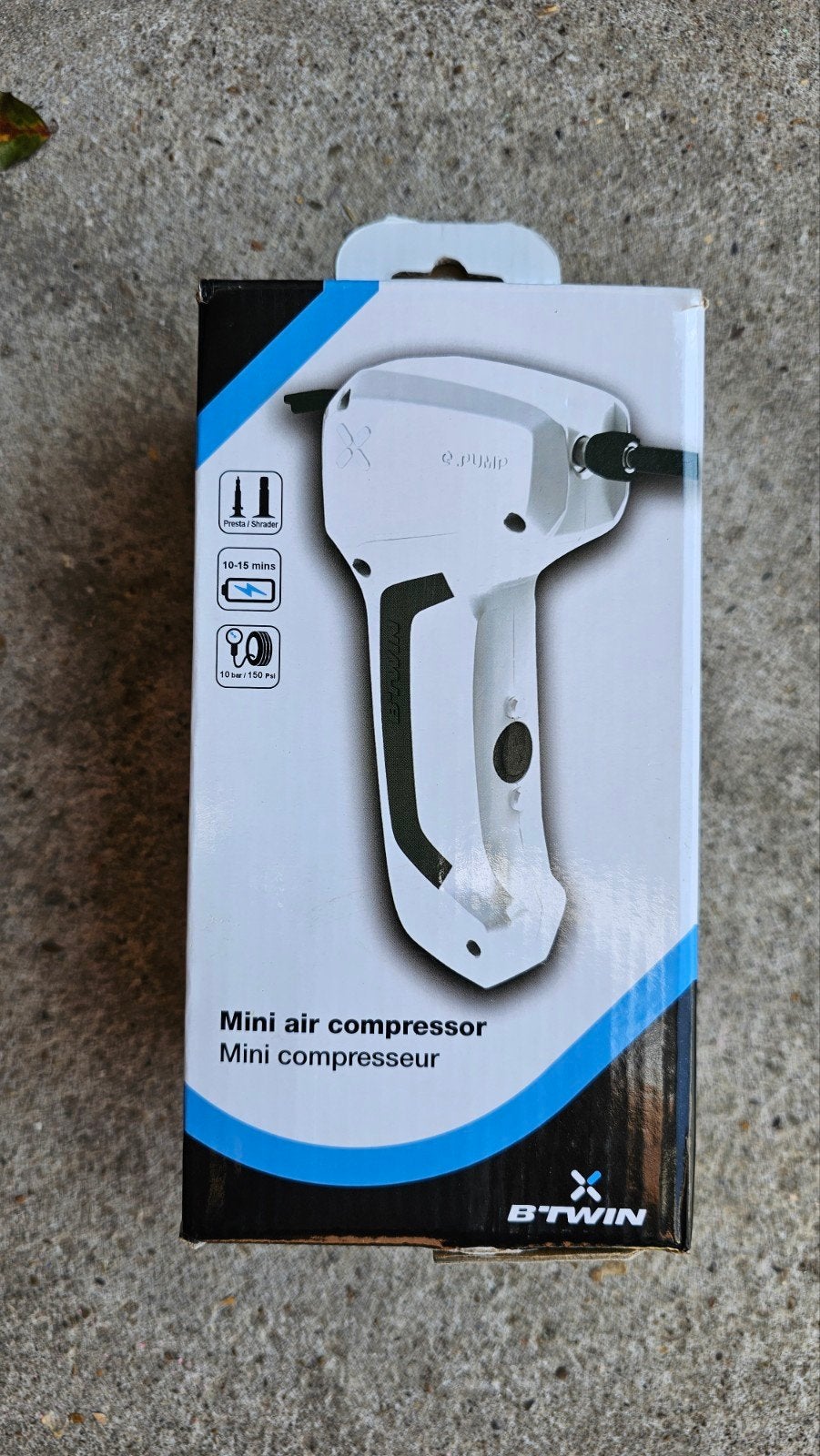 Btwin mini compressor, Doe-het-zelf en Bouw, Ophalen, Zo goed als nieuw