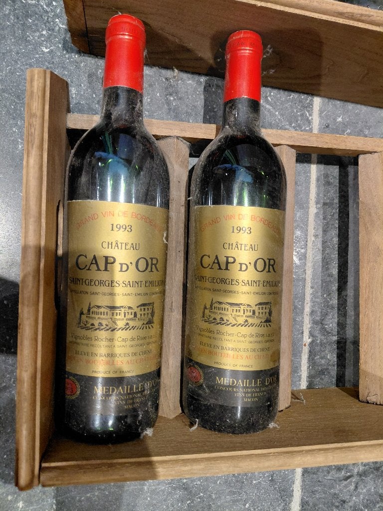 Vins de cave anciens à vendre — Bouteilles diverses, Enlèvement, France, Vin rouge, Utilisé