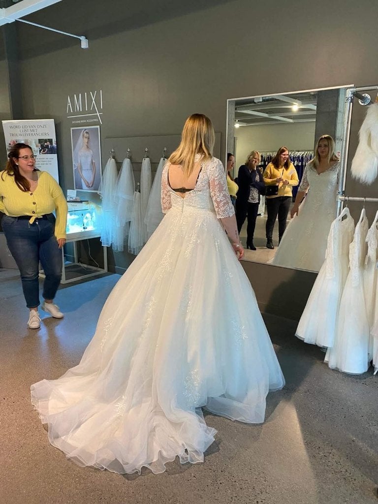 Robe de mariée taille 46, Wed2b, Comme neuf, Blanc, Enlèvement
