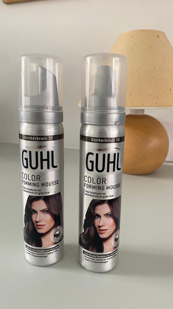 Guhl color mousse donkerbruin, Ophalen, Zo goed als nieuw