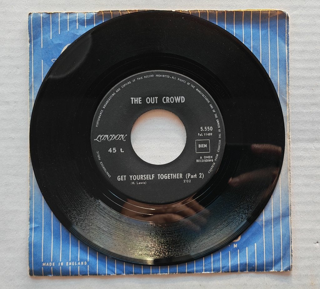 THE OUT CROWD - Get yourself together part 2 (45t), CD & DVD, Enlèvement ou Envoi, Utilisé, 7 inch, R&B et Soul