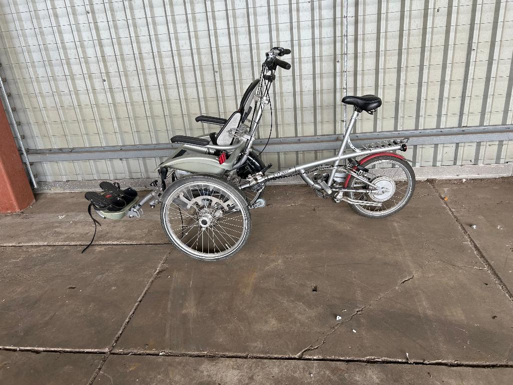 te koop:2x Van Raam O-Pair rolstoelfiets – zonder accu, Fietsen en Brommers, Ophalen, Gebruikt, Schijfrem, Van Raam
