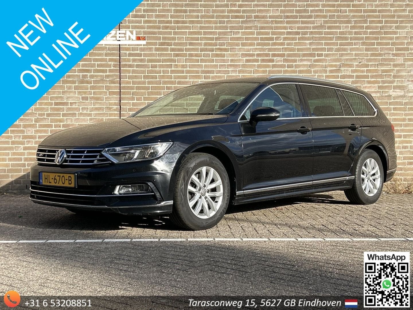 Volkswagen Passat Variant 1.6 TDI Business Edition R | Autom, Auto's, Automaat, Zwart, Zwart, Bedrijf