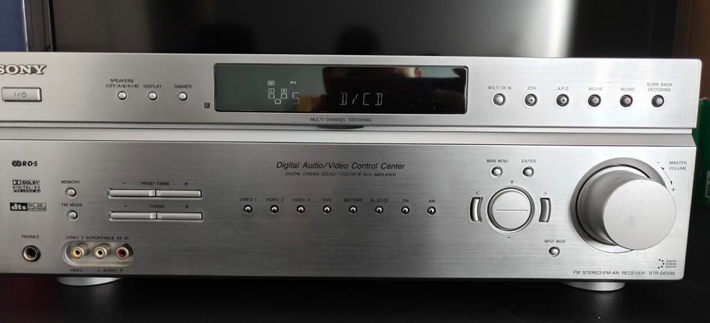 Sony STR-DE598, Enlèvement