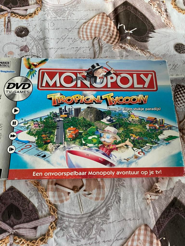 Monopoly tropical tycoon, Hobby en Vrije tijd, Ophalen, Zo goed als nieuw