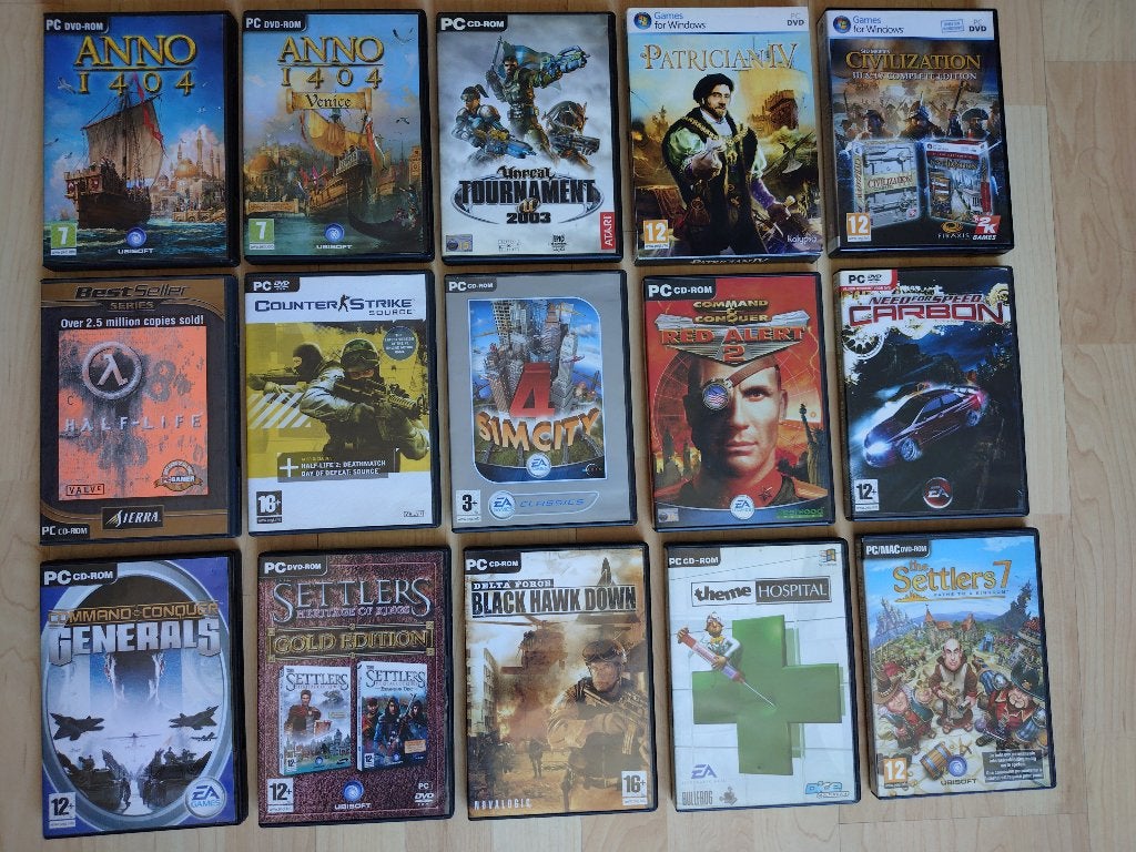 Verzameling PC-games, Games en Spelcomputers, Ophalen of Verzenden, Gebruikt
